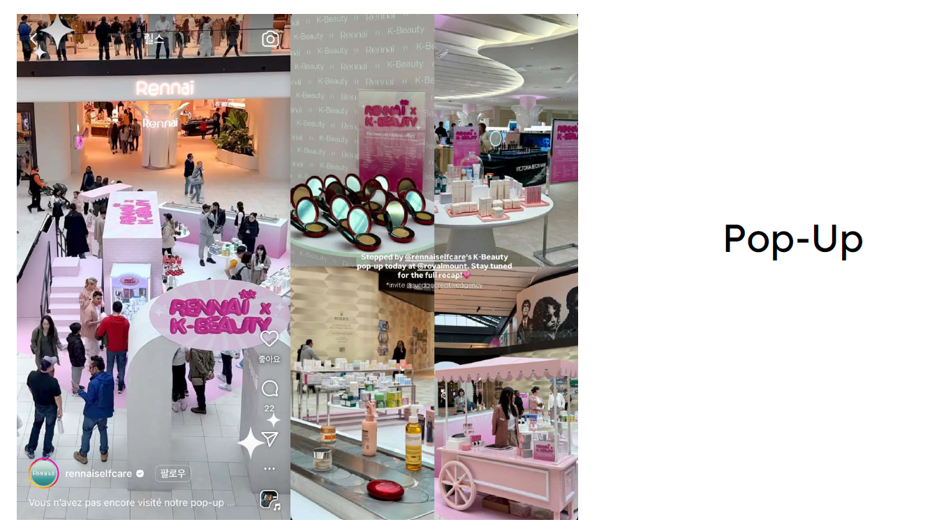Rennai K-Beauty pop-up activation
